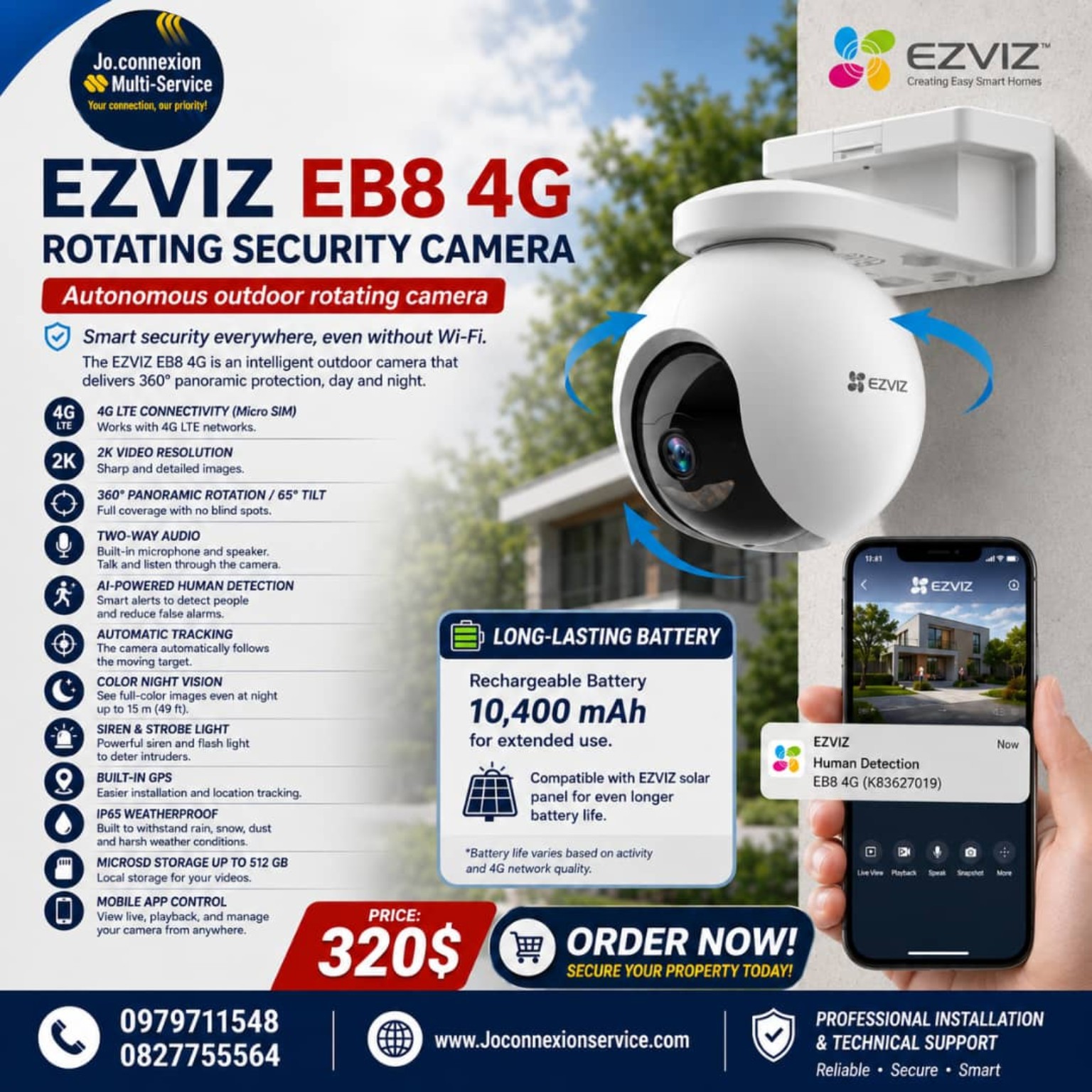 EZVIZ EB8 4G